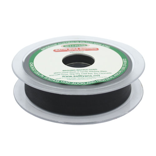 10871 Sullivans 20mm Satin Bias Binding - Black