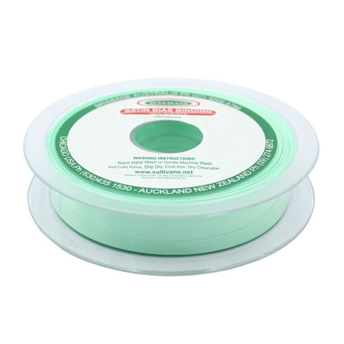 10874 Sullivans 20mm Satin Bias Binding - Mint