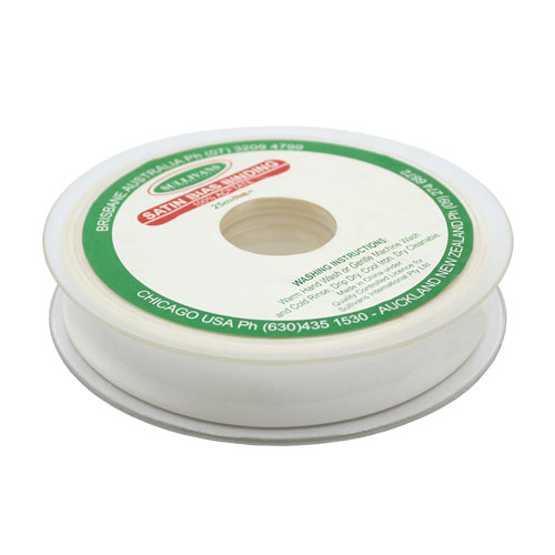 10876 Sullivans 20mm Satin Bias Binding - Ivory