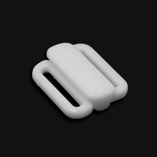 10979 Sullivans 12mm Bikini Front Hook Clasps - White