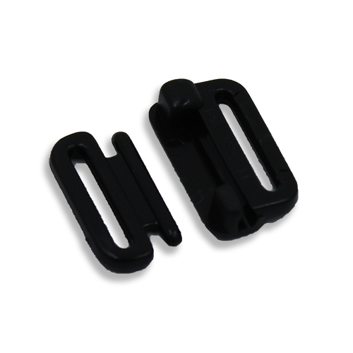 10981 Sullivans 12mm Bikini Front Hook Clasps - Black