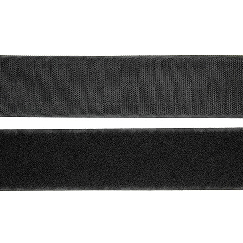 11066 Sullivans Hook & Loop Tape - 50mm - Black