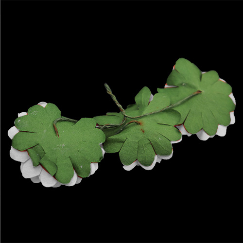 11184 Crafty Bitz Flower With Stem - White - 6pcs