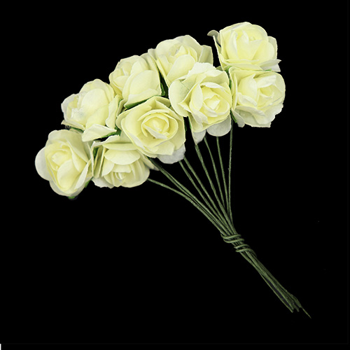 11192 Crafty Bitz Flower Bunch - White