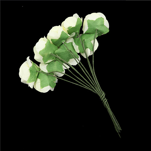 11192 Crafty Bitz Flower Bunch - White