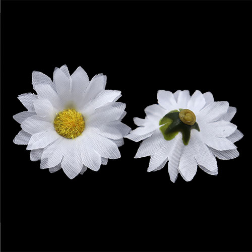 11204 Crafty Bitz Daisy Flower - White - 10pcs