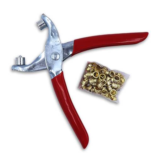 11343 Sullivans Eyelet Fastener Tool + 100 Gold Eyelets