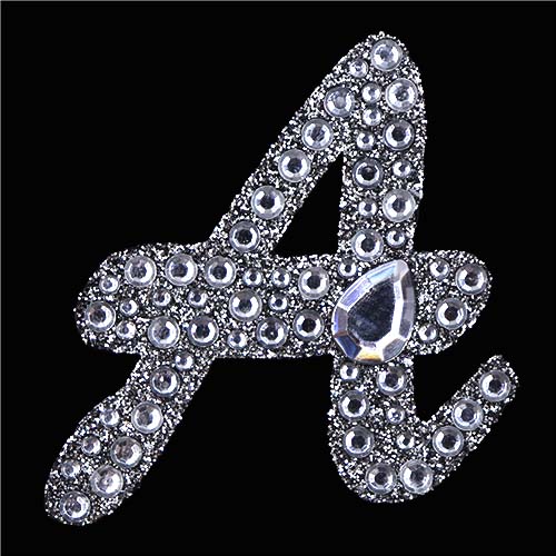 11411 Paper Xtra 55mm Self Adhesive Bling Letters - Cursive A