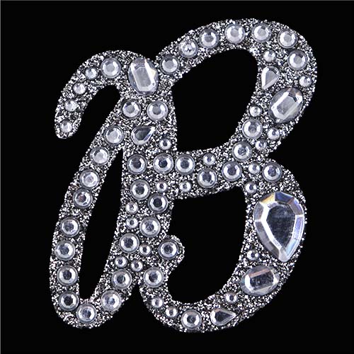 11412 Paper Xtra 55mm Self Adhesive Bling Letters - Cursive B