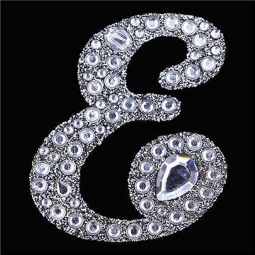 11415 Paper Xtra 55mm Self Adhesive Bling Letters - Cursive E