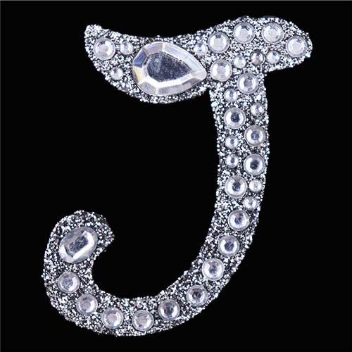 11420 Paper Xtra 55mm Self Adhesive Bling Letters - Cursive J