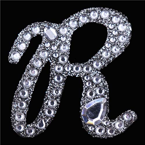 11428 Paper Xtra 55mm Self Adhesive Bling Letters - Cursive R