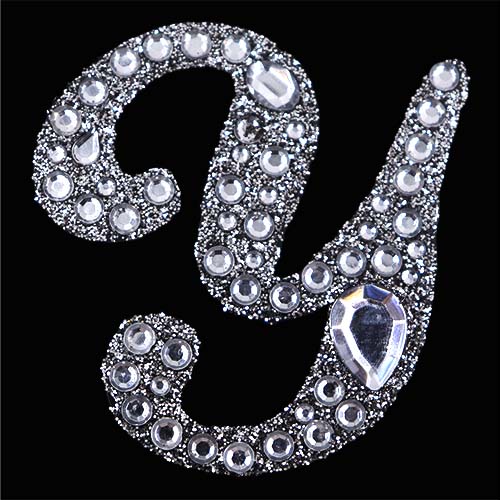 11435 Paper Xtra 55mm Self Adhesive Bling Letters - Cursive Y