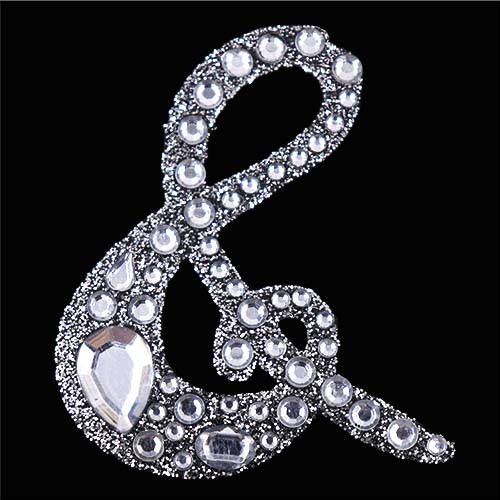 11437 Paper Xtra 55mm Self Adhesive Bling Letters - Cursive &