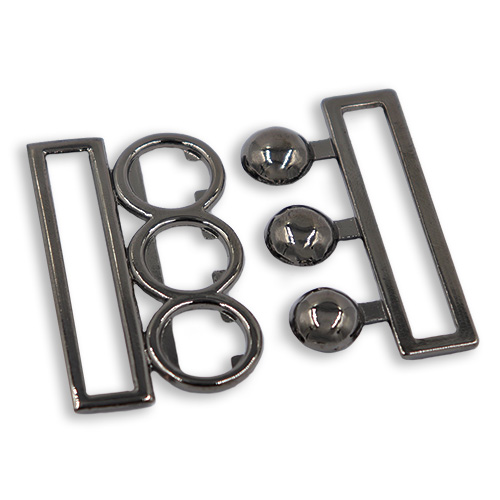 11542 Sullivans 37mm X 42mm Metal Buckle - Gun Metal