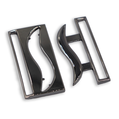 11545 Sullivans 35mm X 50mm Metal Buckle - Gun Metal