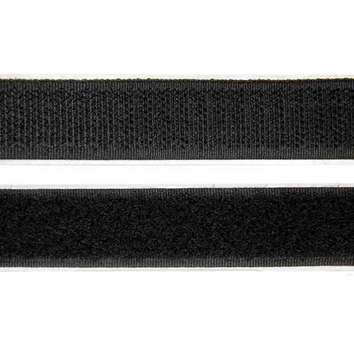 11560 Sullivans Stick On Hook & Loop Tape - 20mm - Black
