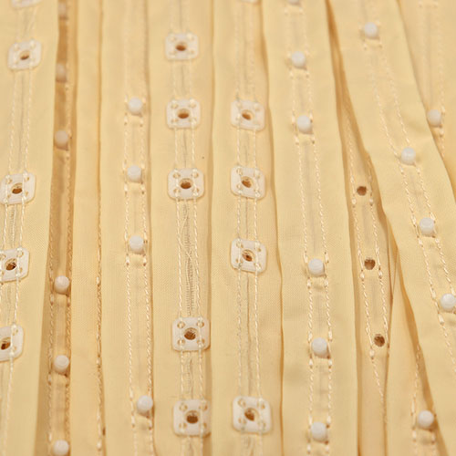 11568 Sullivans 15mm Continuous Press Stud Tape - Cream