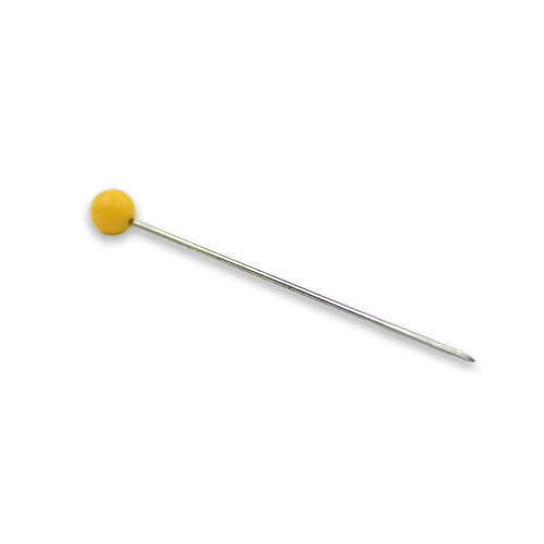 11582 Sulllivans 35mm Bulk Glass Head Pins  - 40pcs - Assorted Colours