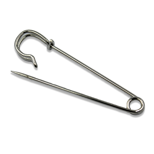 11588 Sullivans 77mm Kilt Pins - Silver - 2pcs