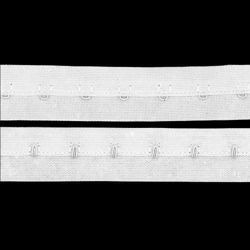 11650 Sullivans Continous Hook & Eye Tape - Single Row - 50cm - White