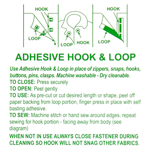 11669 Sullivans Stick On Hook & Loop Dots - 19mm - White