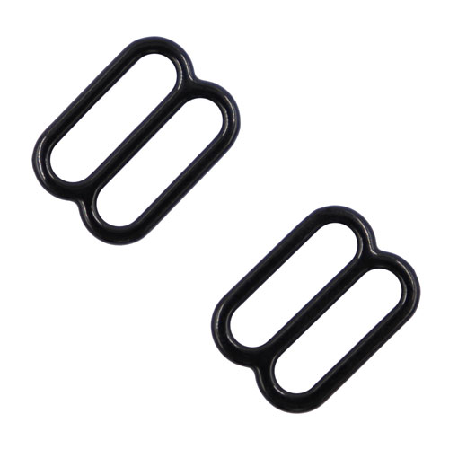 11804 Sullivans 12mm Bar Slide - Black - 100pcs