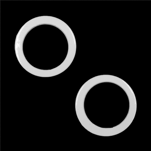 11812 Sullivans 10mm Lingerie Ring - White - 100pcs