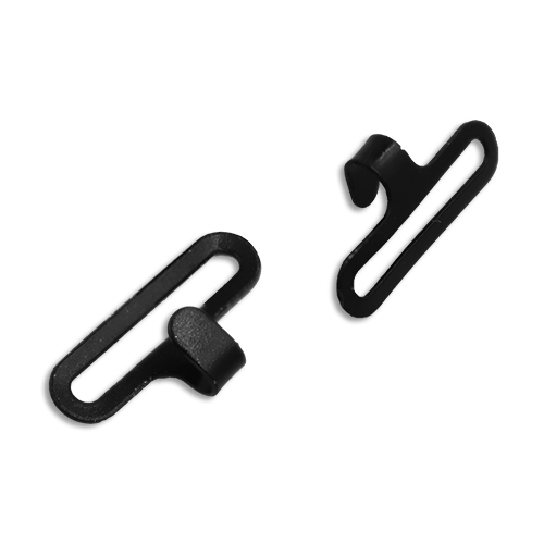 11985 Sullivans 19mm Metal Lingerie Hook - Black - 100pcs