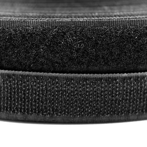 12175 Sullivans Sew On Hook & Loop Tape - 20mm - Black