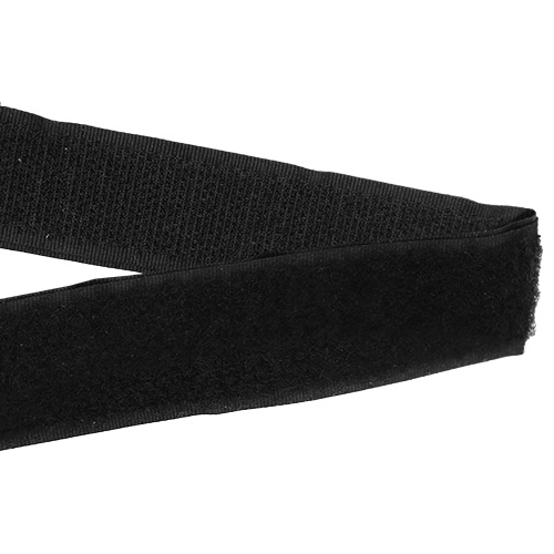 12180 Sullivans Sew On Back To Back Hook & Loop Tape - 25mm - Black