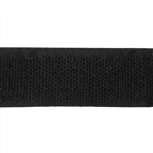 12180 Sullivans Sew On Back To Back Hook & Loop Tape - 25mm - Black