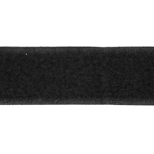 12180 Sullivans Sew On Back To Back Hook & Loop Tape - 25mm - Black