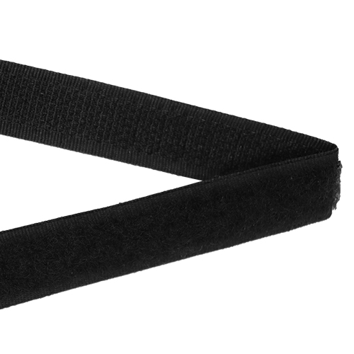 12182 Sullivans Sew On Back To Back Hook & Loop Tape - 15mm - Black