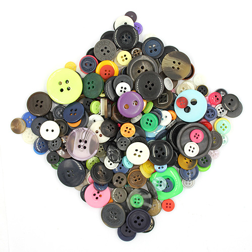 12235 Sullivans Bundle Of Buttons - 115gm - Assorted Sizes & Colours