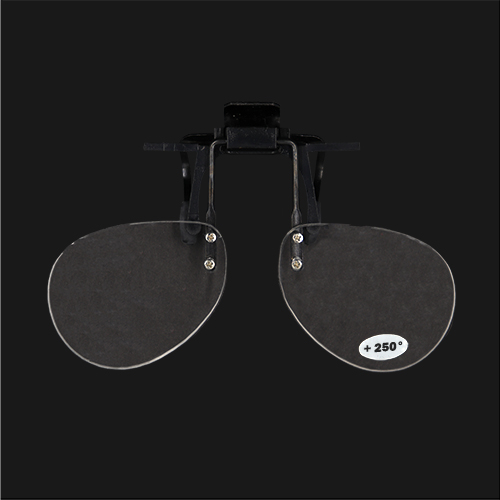 12241 Flip & Focus Clip On Magnifier - Power 2.5