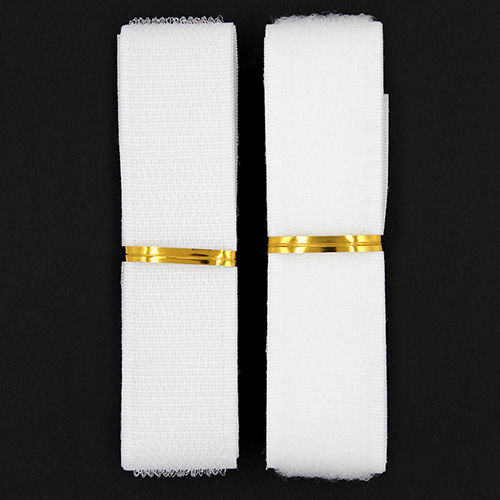 12391 Sullivans 1m Sew On Hook & Loop Tape - 25mm - White 