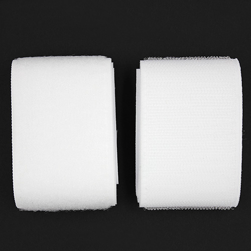 12393 Sullivans 1m Sew On Hook & Loop Tape - 50mm - White 