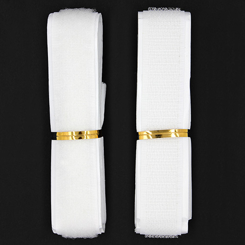 12395 Sullivans 1m Stick On Hook & Loop Tape - 20mm - White 