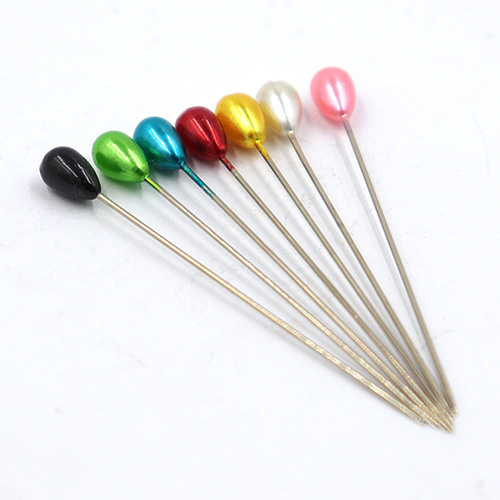 12410 Sullivans 60mm Pearl Hat Pins - Assorted Colours - 144pcs