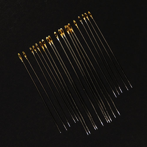 12427 Sullivans Premier Gold Eye Hand Needles - Sharps - 3/9