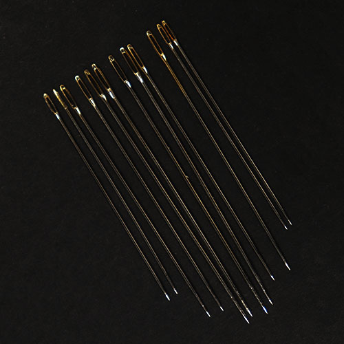 12429 Sullivans Premier Gold Eye Hand Needles - Darners - 3/9