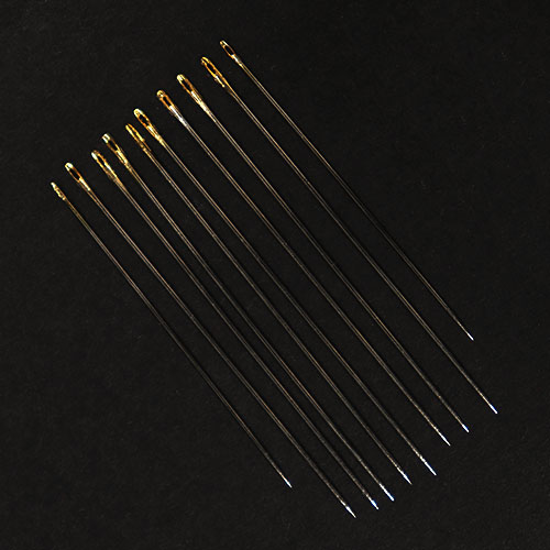 12430 Sullivans Premier Gold Eye Hand Needles - Milliner - 5/10