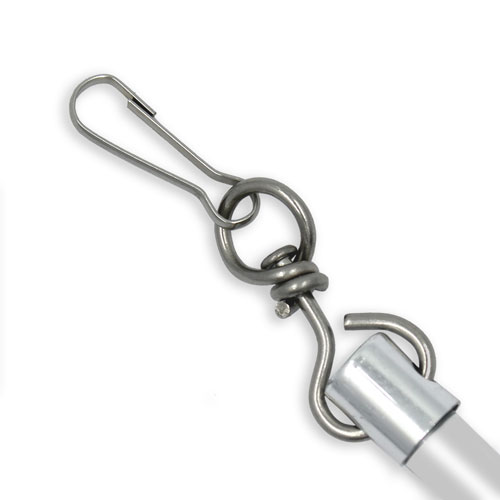 12516 Sullivans 75cm Aluminium Flick Stick - Brushed Aluminium