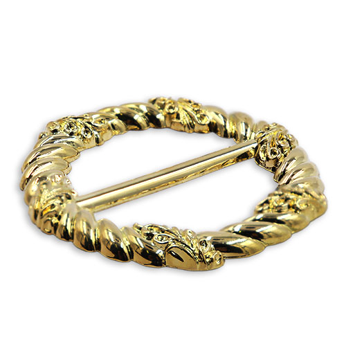 13008 Sullivans Buckle Round 47mm Gold