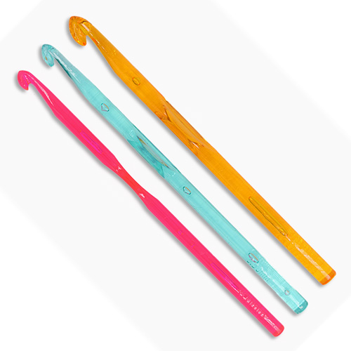 13045 Sullivans Crochet Hook Starter Pack - Sizes 6mm, 6.5mm, 8mm - 3pk