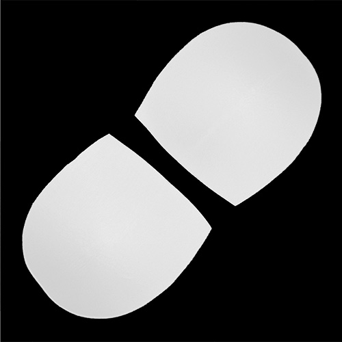 13141 Sullivans Medium Weight Bra Cups - White - Size 10