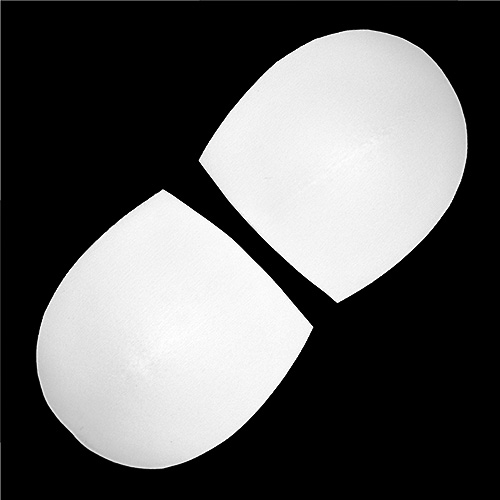 13143 Sullivans Medium Weight Bra Cups - White - Size 12