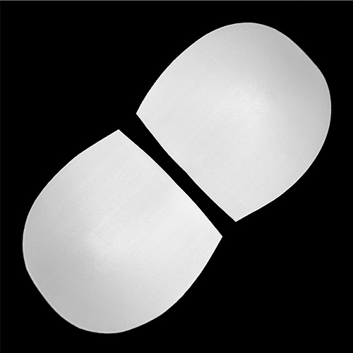 13145 Sullivans Medium Weight Bra Cups - White - Size 14