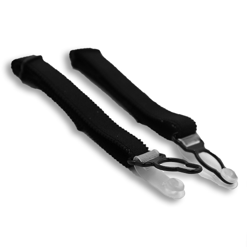 13166 Sullivans 12mm Hosiery Suspenders With Straps - Black